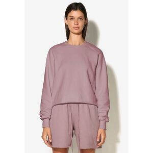 Canapé Anthropologie The Classic Raglan Cropped Sweatshirt Mauve Dusk Fleece M